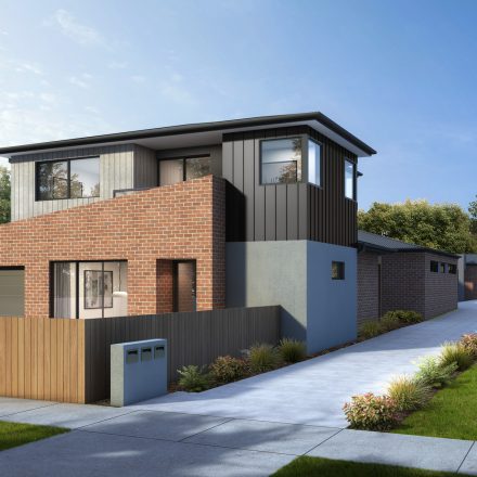 hampton and nolan external facade driveway render eaglemont homes