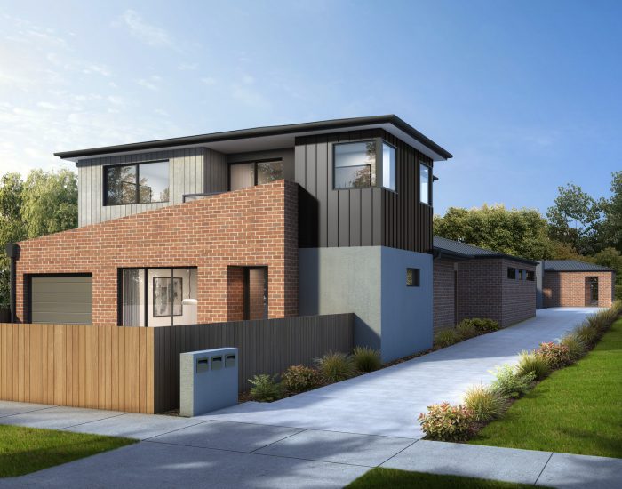 hampton and nolan external facade driveway render eaglemont homes