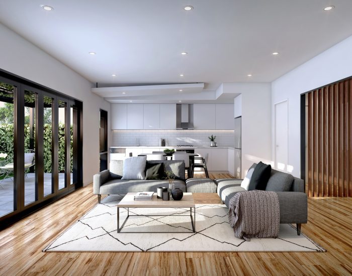 hampton and nolan living room render eaglemont homes